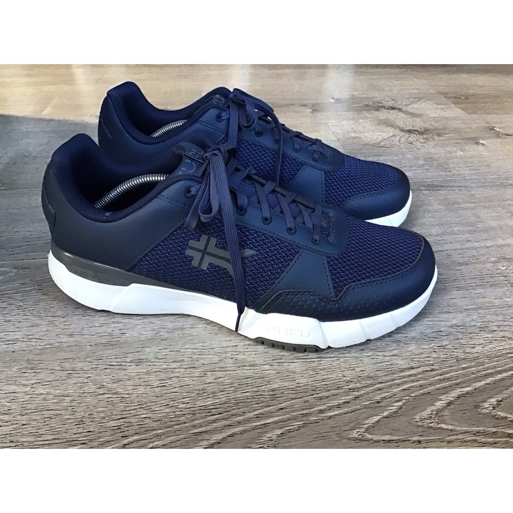 KURU Quantum 2.0 Mens Shoes Size 13.5 M Indigo Blue Slate Lace-Up Sneakers